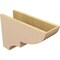 Ekena Millwork 7"W x 21"D x 14"H Classic Ridgewood Rough Cedar Woodgrain TimberThane Corbel, Primed Tan CORUR07X21X14RIDRCPR - alternate 6